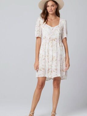 NWOT Anthropologie Saltwater Luxe Cam  Midi Dress Size Small